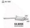 AUDI 8E0253409BJ Middle Silencer